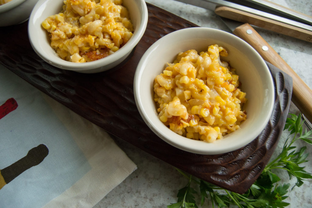 Noodle Corn Casserole Grilling Season Easy Side Dish