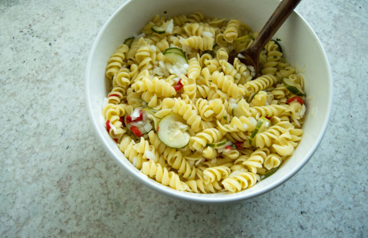 summer pasta salad - easy side dishes