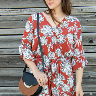 Tips For Blog Rebranding | floral romper