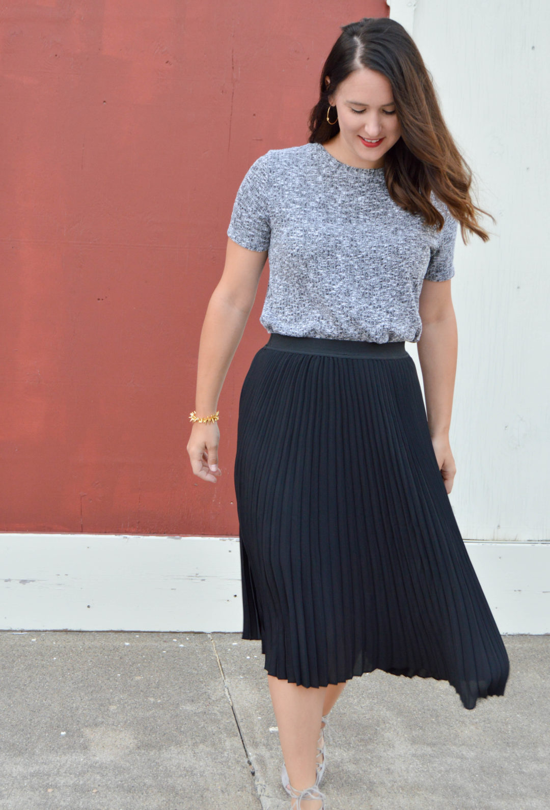 pleated midi skirt | my favorite trends to date | women's fall fashion