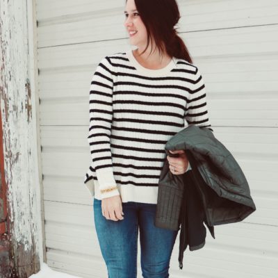 Old Navy striped sweater