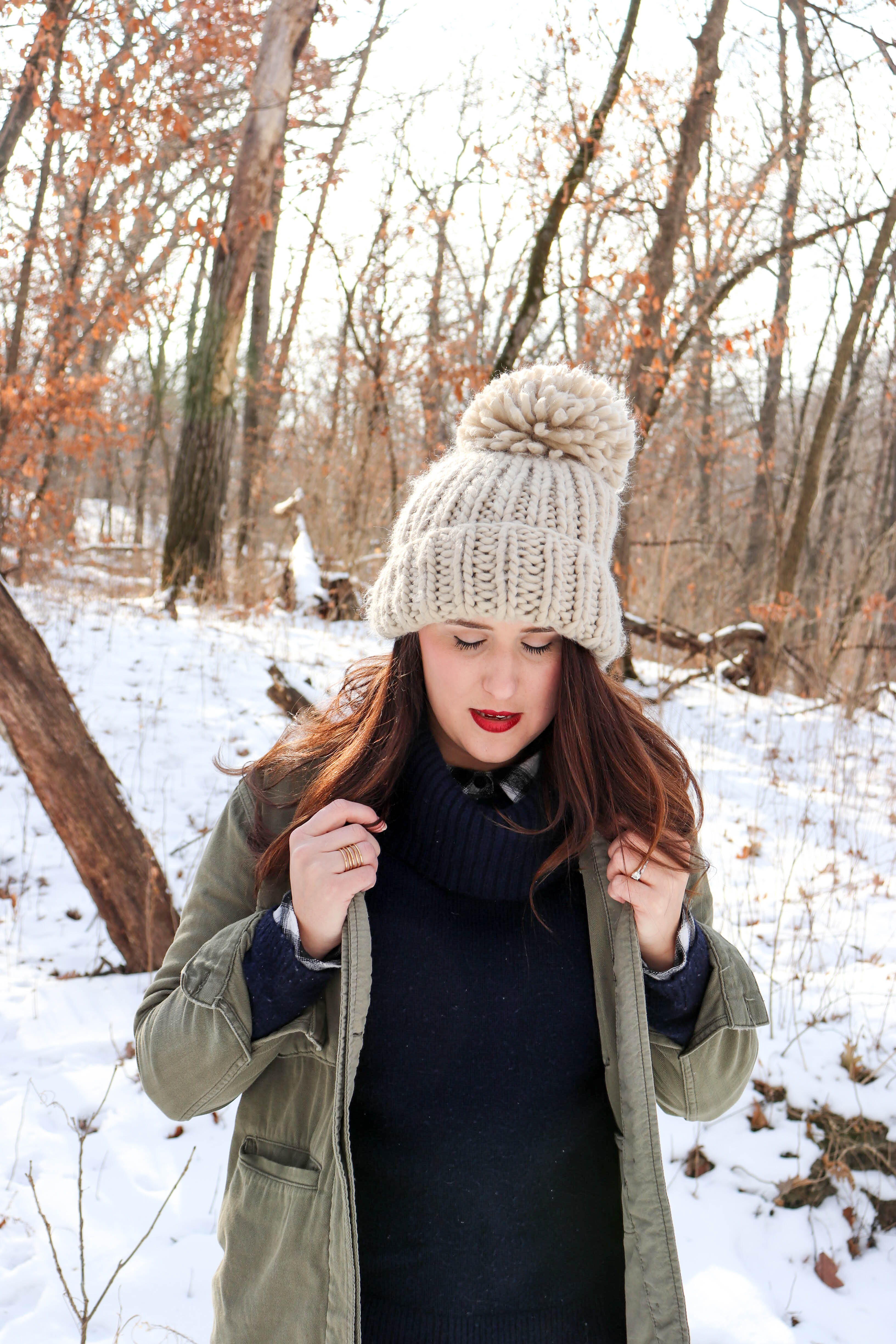 how to fashionably layer for cold weather | winter fashion