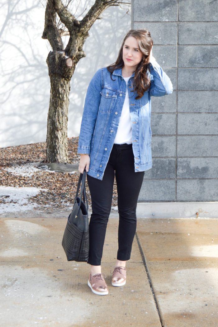 the perfect jean jacket for spring.