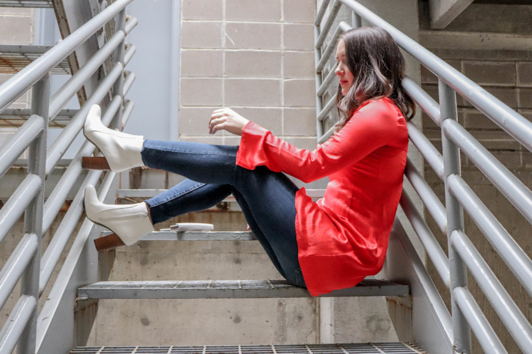 Red Satin Top | My Spring Color Crush | Spring Style