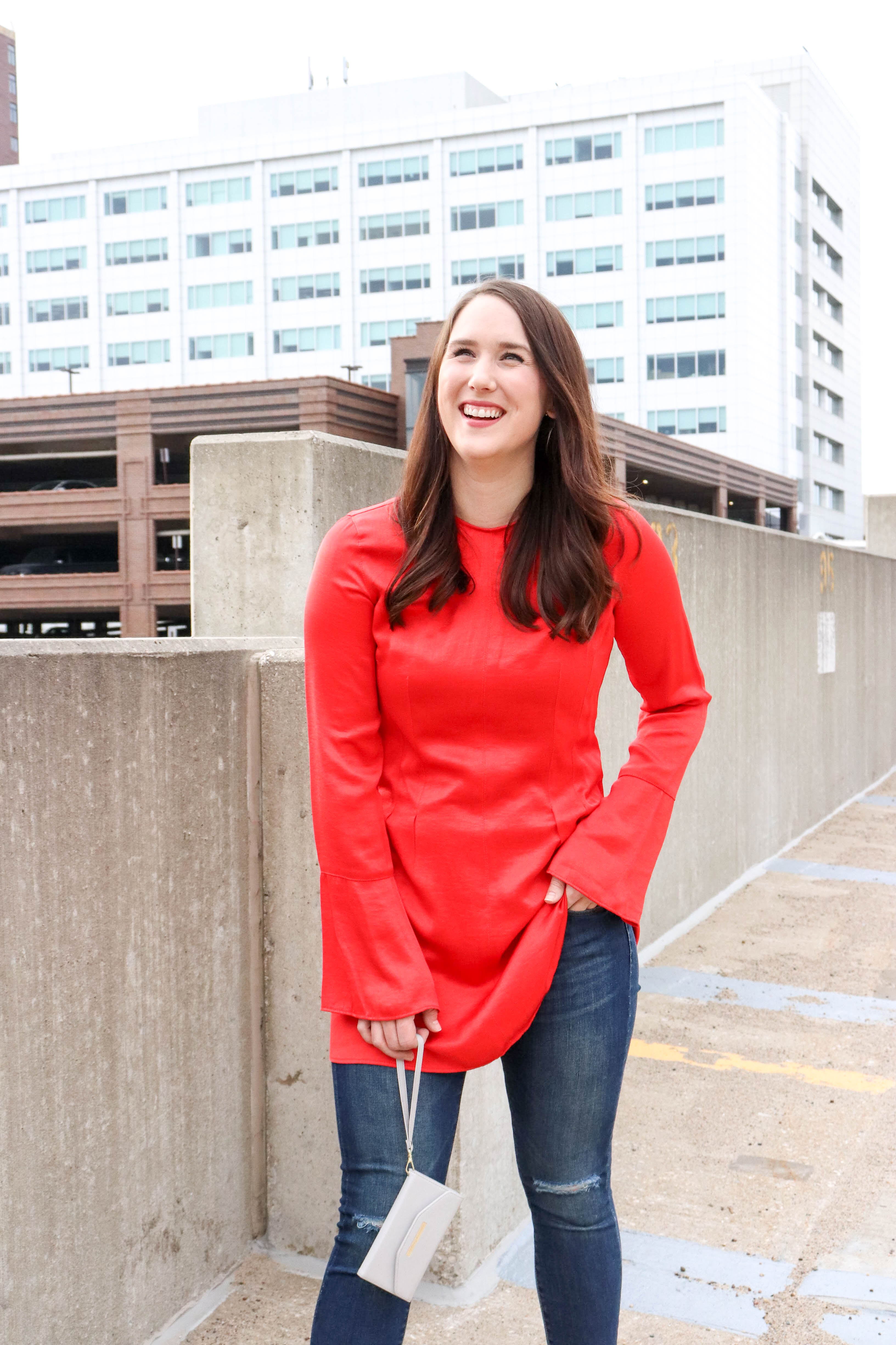 Red Satin Top | My Spring Color Crush