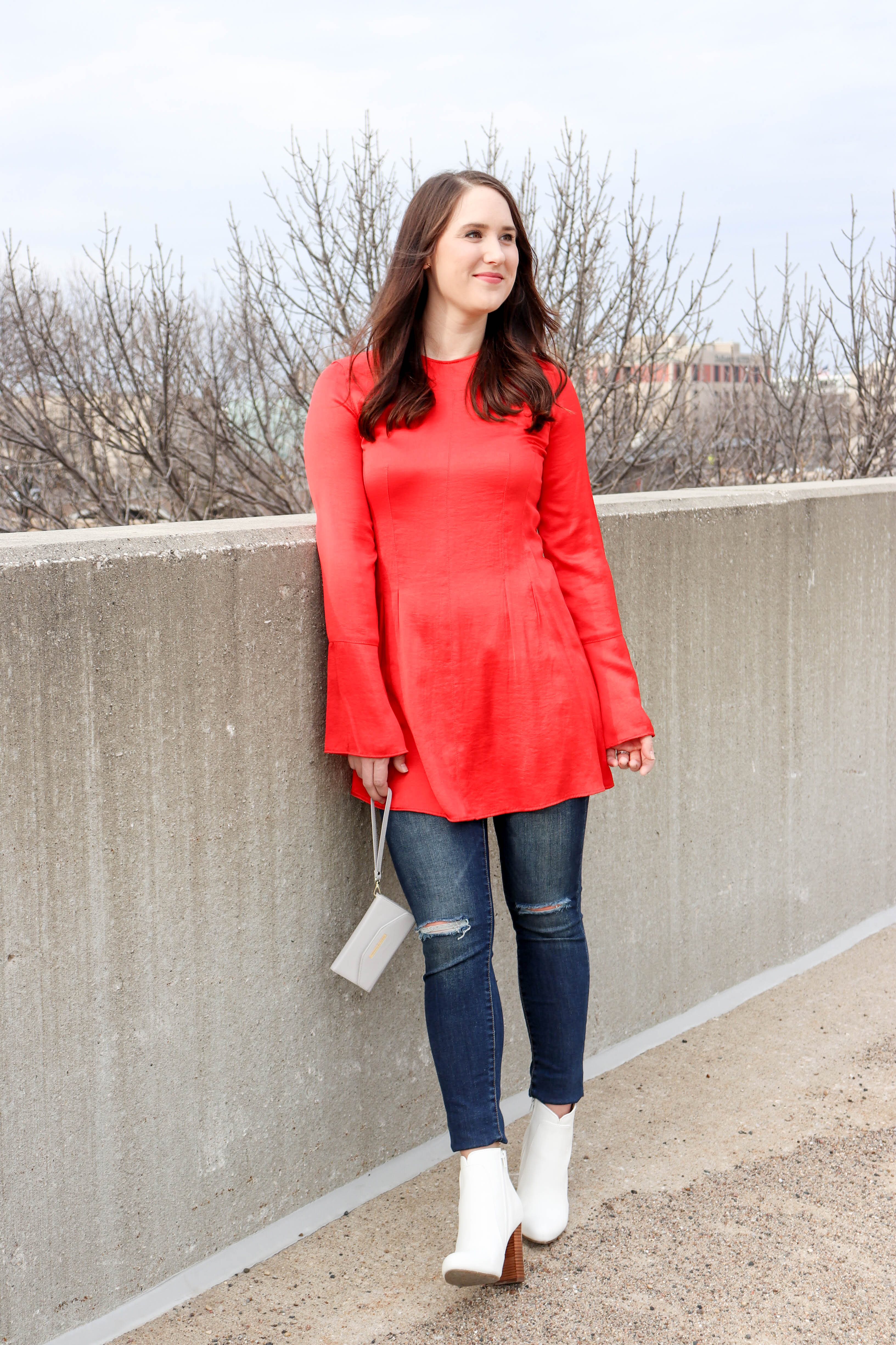 Red Satin Top | My Spring Color Crush