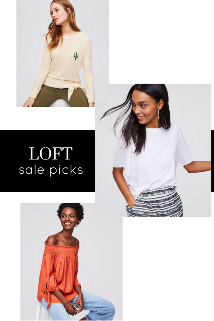 Must-have Spring Tops at the LOFT Sale