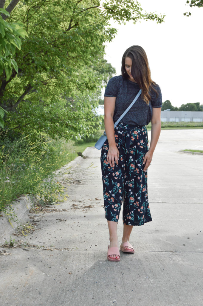 American Eagle Floral Culottes | Just Another Pair of Culottes