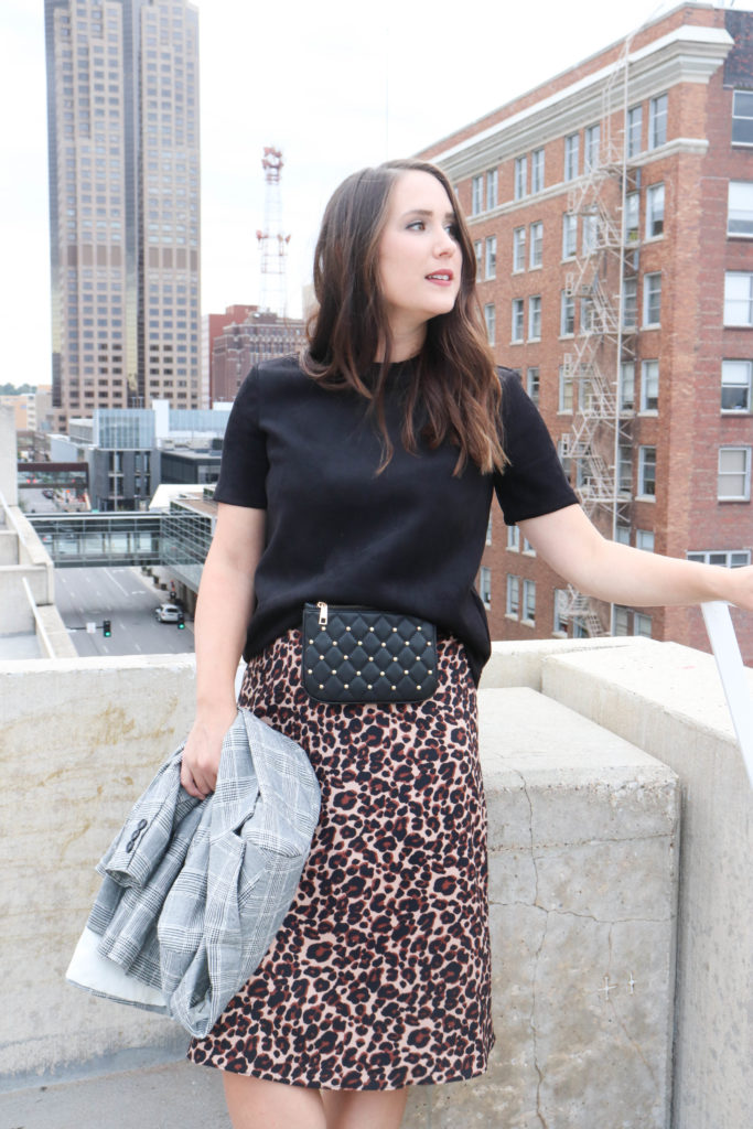 Why You Shouldn't Be Scared of Leopard Print - LOFT Leopard Print Skirt