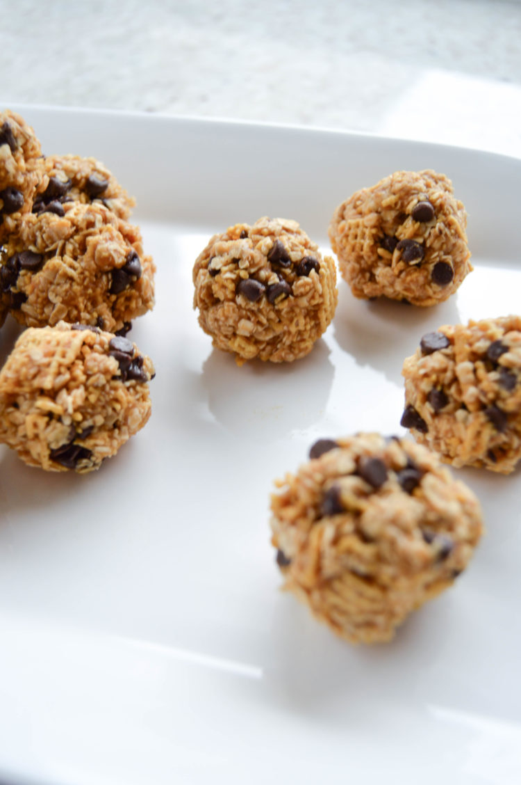 The Easiest Peanut Butter Protein Balls - Pointed North