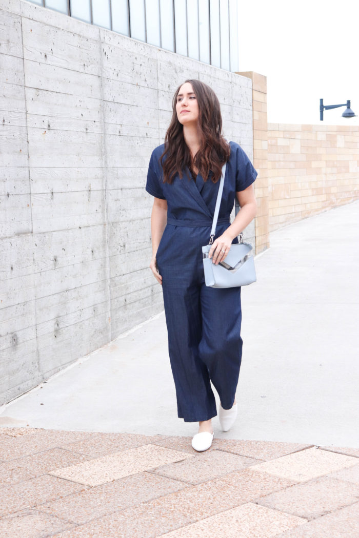 A Versatile Denim Jumpsuit For Spring