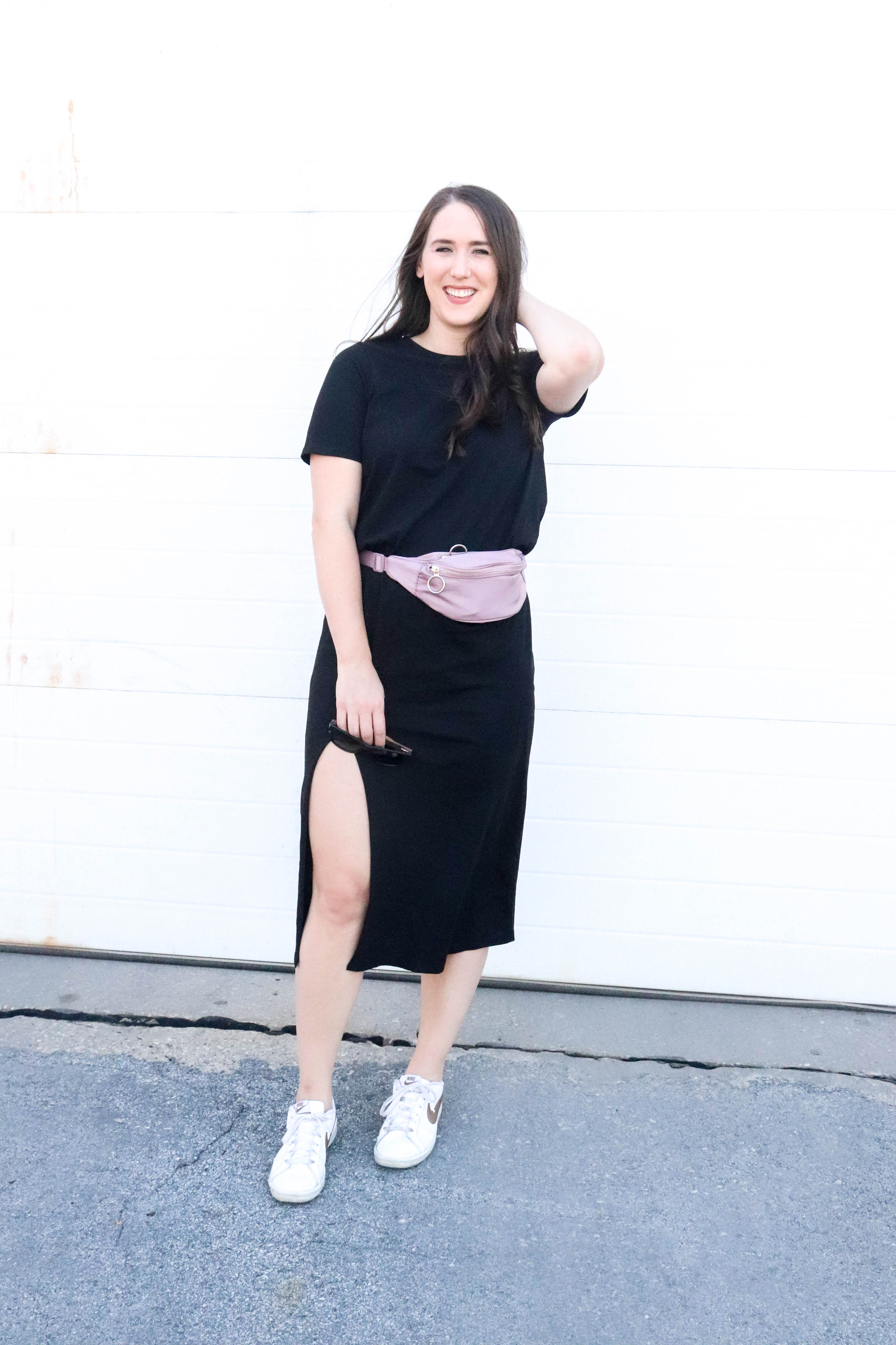 Asos Black Midi Dress