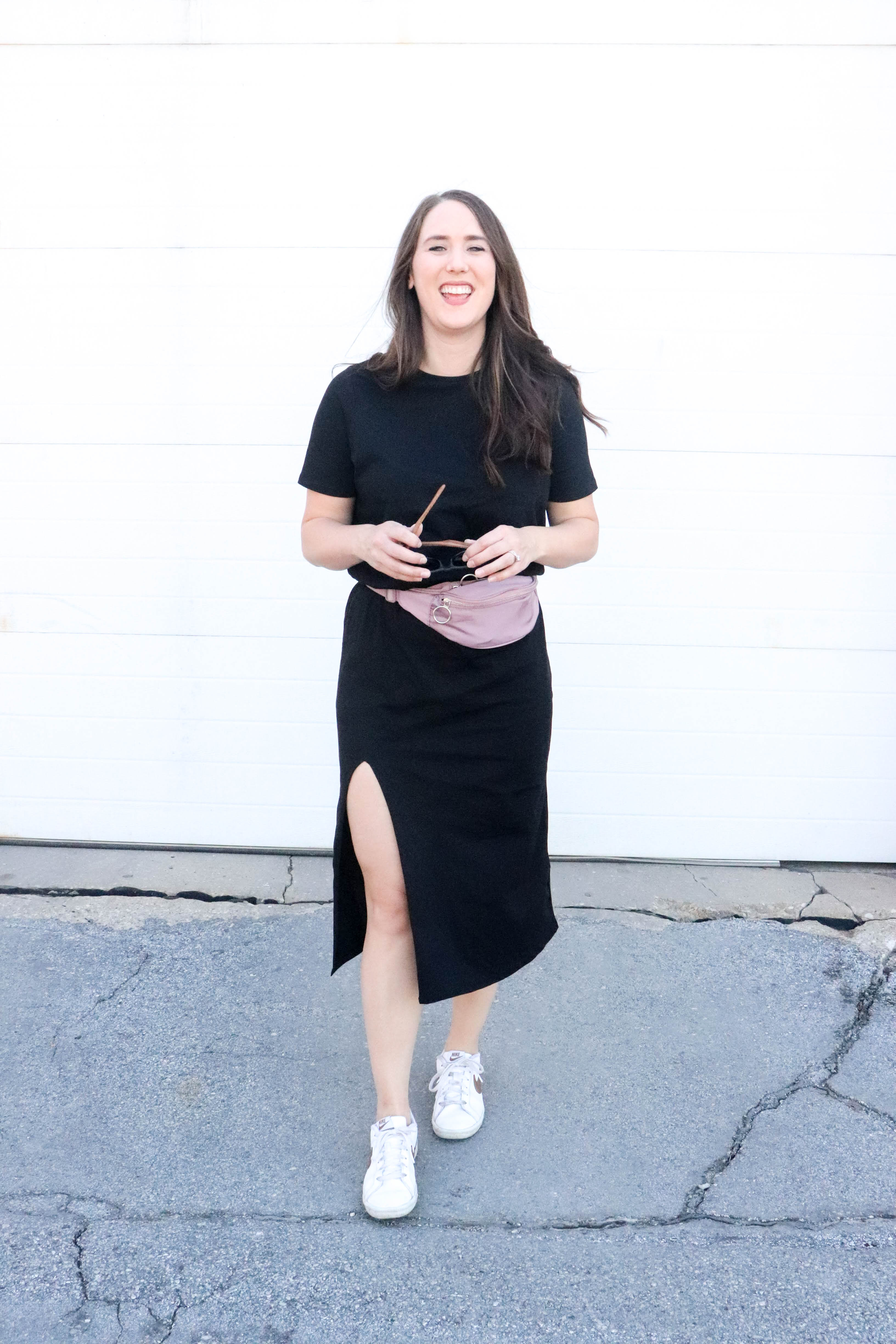 Asos Black Midi Dress