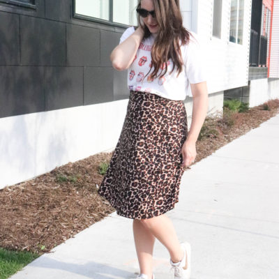 Leopard Print Skirt