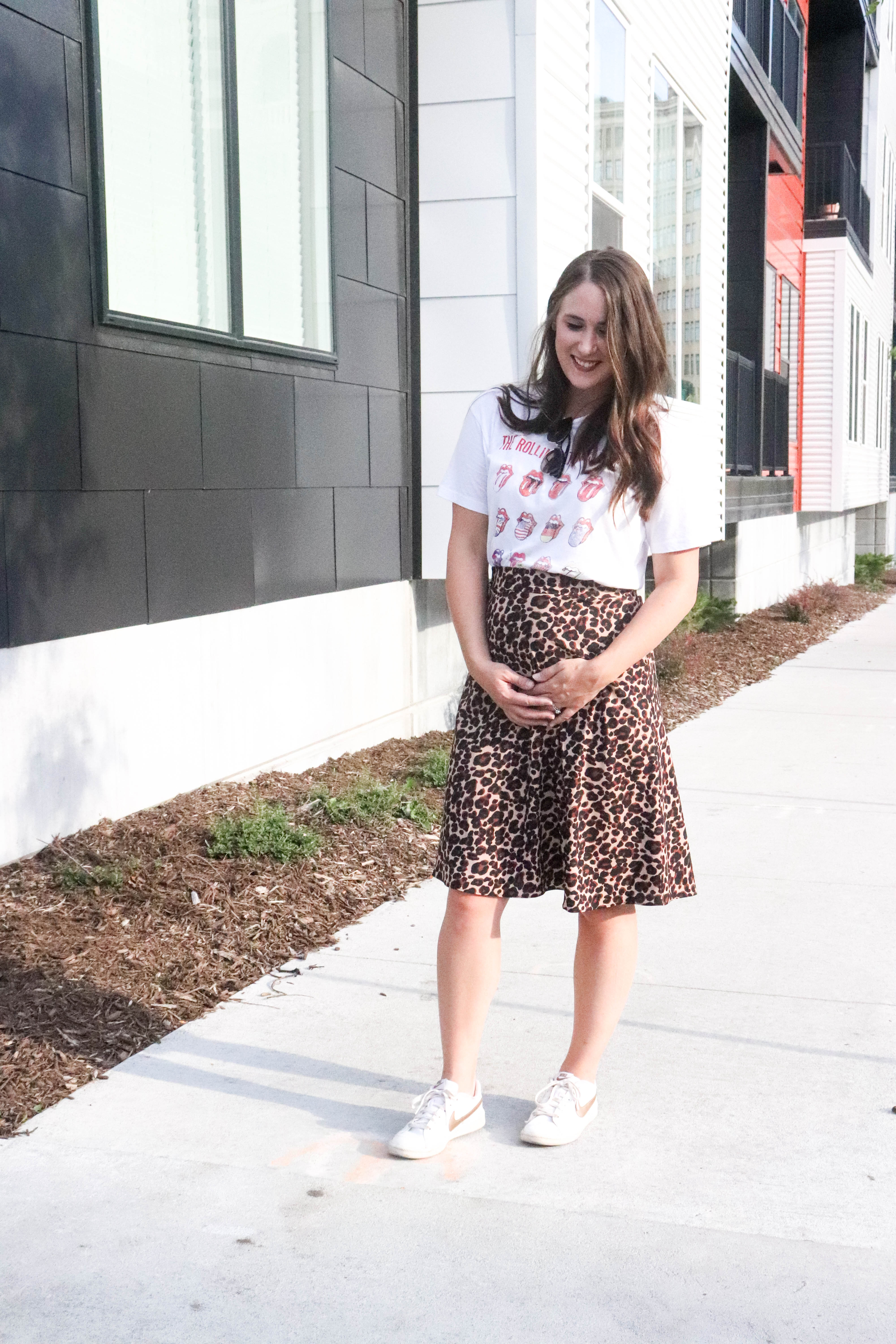 Leopard Print Skirt