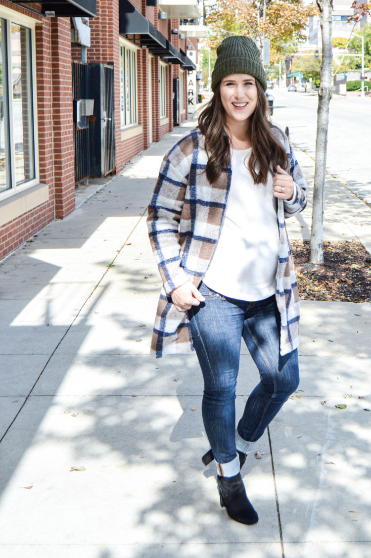 The Irresistible Plaid Sweater Coat - Pointed North