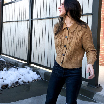 How To Style A Collared Sweater - Banana Republic Womens Sweater