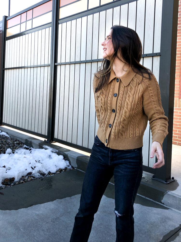 How To Style A Collared Sweater - Banana Republic Womens Sweater